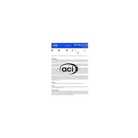 ACI 364.17T-18
